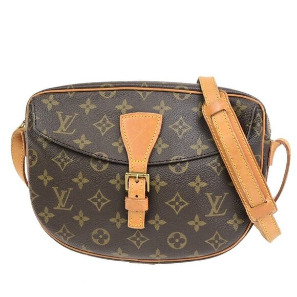LOUIS VUITTON Jeune Fille PM Shoulder Bag Monogram Leather Brown M51227 32FB478 - Picture 1 of 16